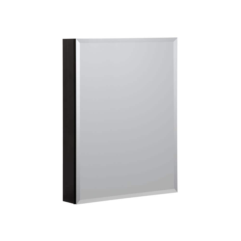 UPC 721015371335 product image for Reflections 23 in. W x 30 in. H Rectangular Aluminum Medicine Cabinet with Mirro | upcitemdb.com