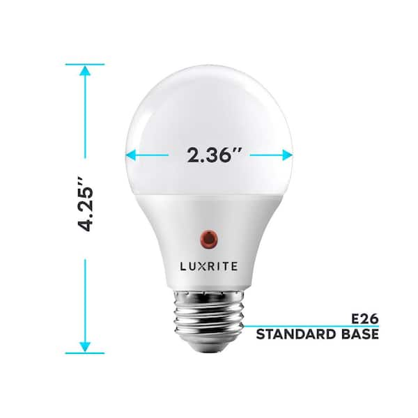 Luxrite 5 Watt (60 Watt Equivalent), T10 LED, Dimmable Light Bulb,  E26/Medium (Standard) Base & Reviews