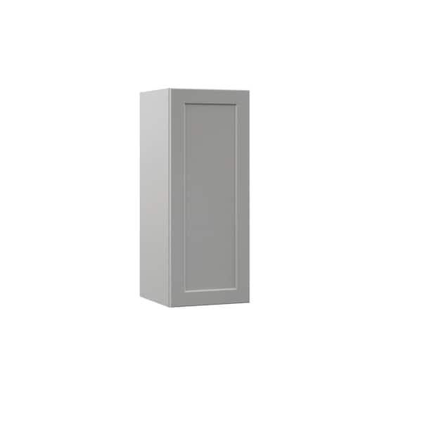 Hampton Bay Designer Series Melvern Assembled 12x30x12 in. Wall Kitchen Cabinet in Heron Gray