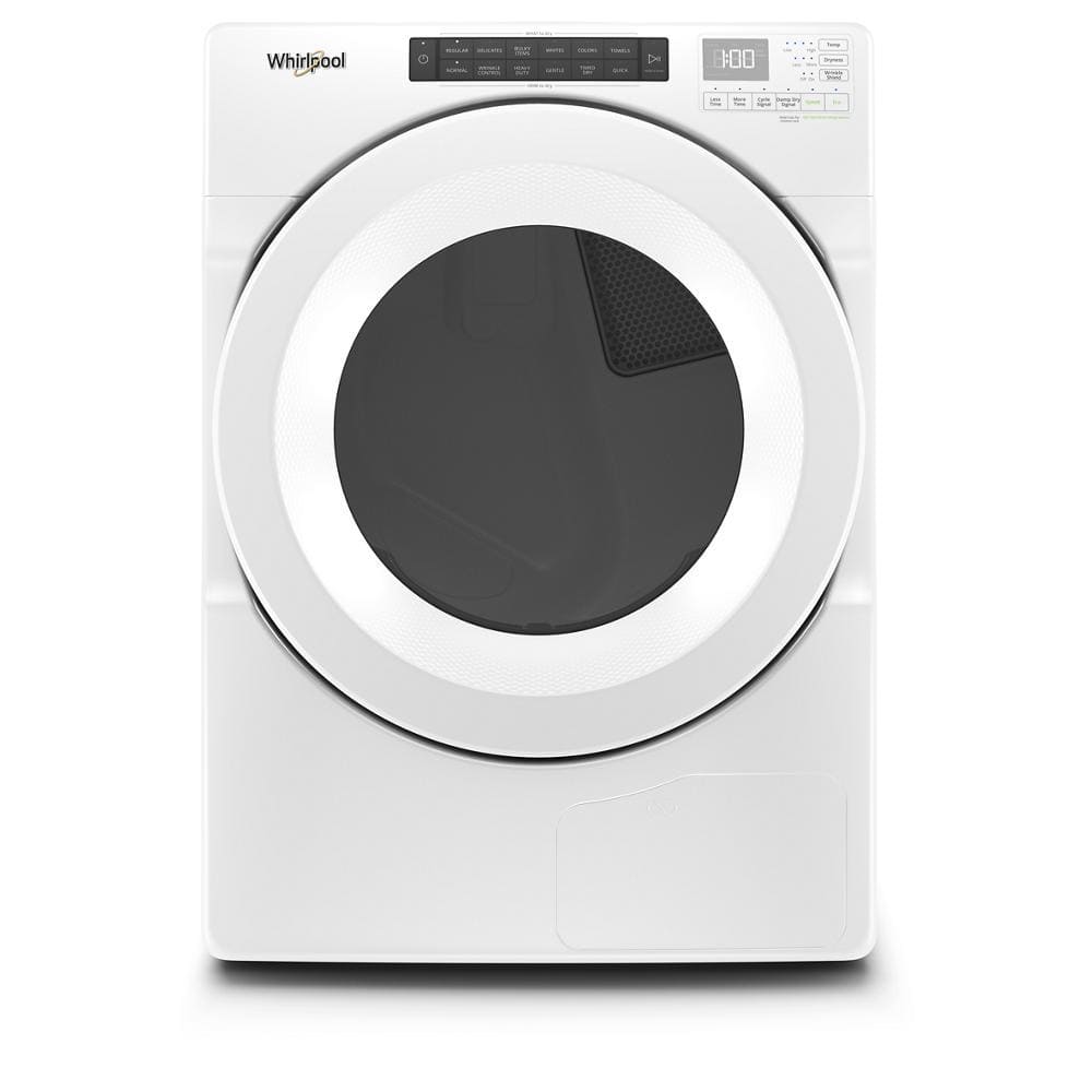 7.4 cu. ft. 240 Volt Stackable White Electric Ventless Dryer with Intuitive Touch Controls, ENERGY STAR