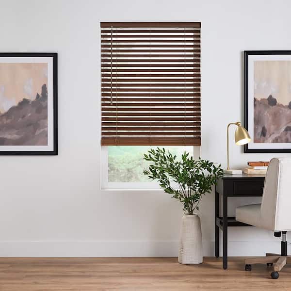 Cordless 2" Faux Wood Blind