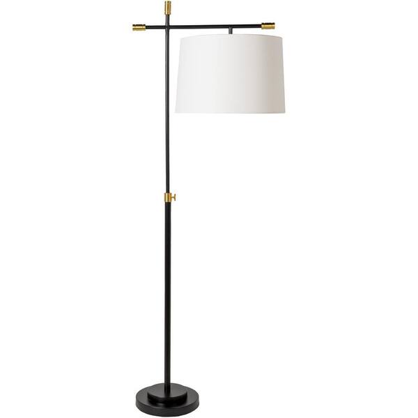 Aberdeen 62 in. Black Standard Indoor Floor Lamp