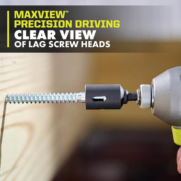 RYOBI MaxView Lag Driver Set (4-Piece) A96MV01 - The Home Depot
