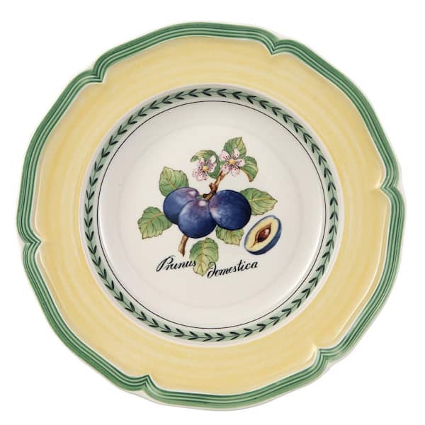 Villeroy & Boch French Garden 9 Fl. oz. White Porcelain Rim Soup Bowl