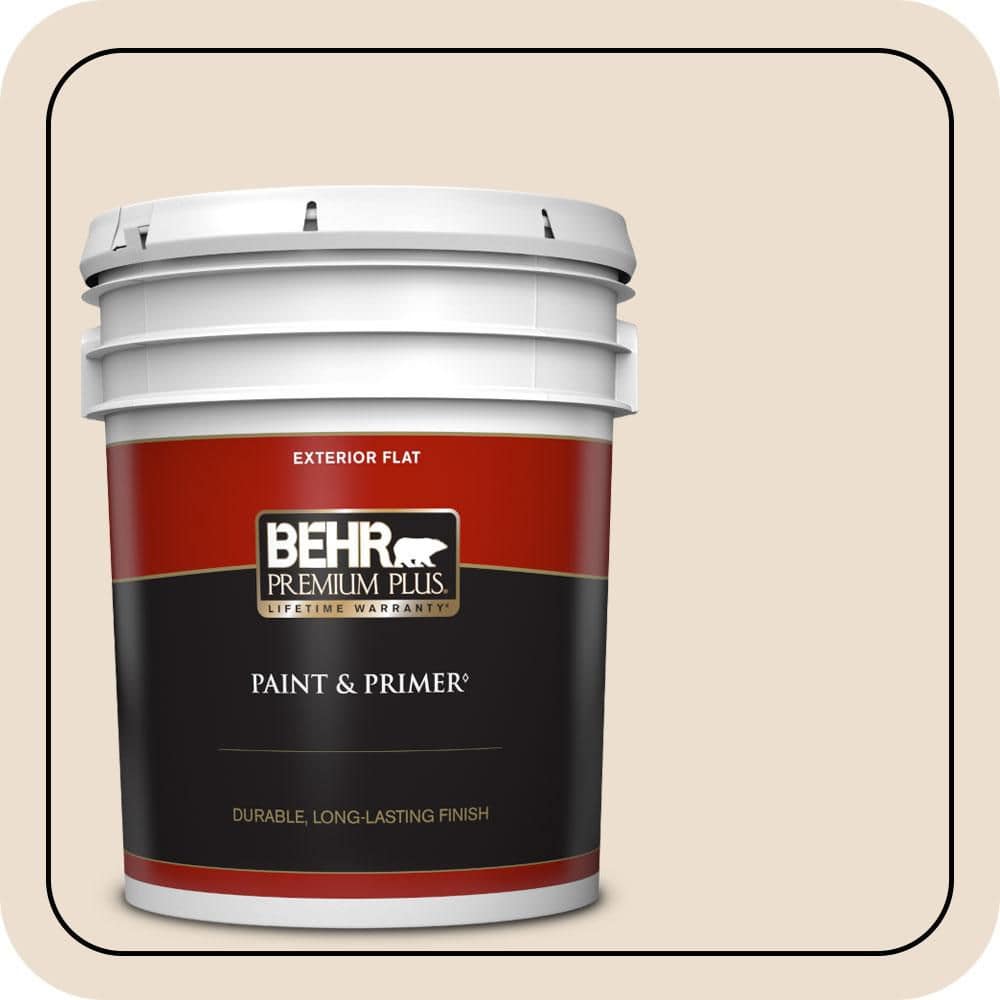 5 gal. #W-F-120 Natural Linen Flat Exterior Paint & Primer price history on PriceWatchPro