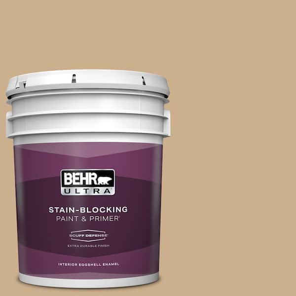 BEHR ULTRA 5 gal. #PPU7-20 Raffia Ribbon Extra Durable Eggshell Enamel Interior Paint & Primer