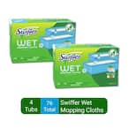 Fresh Scent Wet Mopping Cloth Refills (38-Count, Multi-Pack 2)