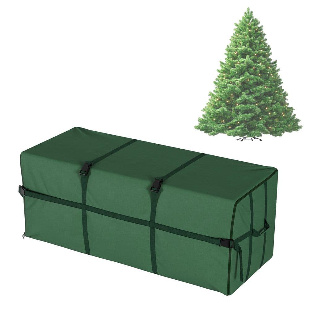Elf Stor Deluxe Heavy-Duty Christmas Tree Canvas Storage Bag for Trees Up to 9 ft. Tall HWD630068