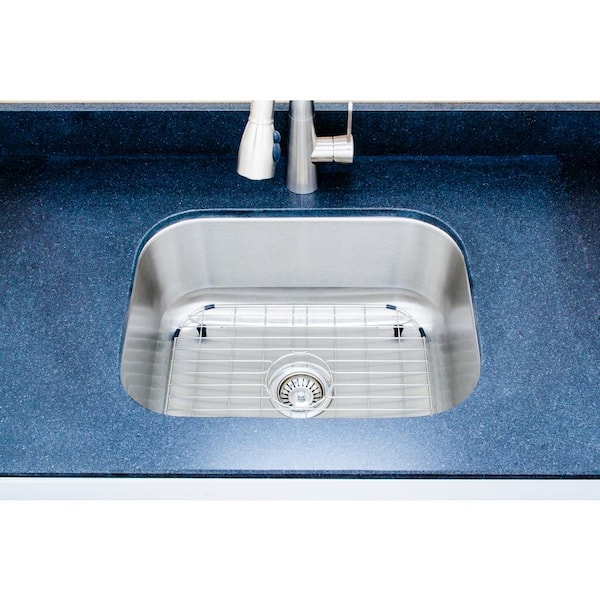 The Craftsmen Series Undermount Stainless Steel 23 in. Single Bowl Kitchen Sink Package