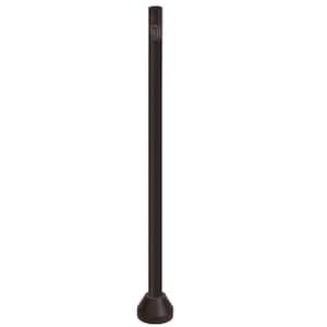 6 ft. Bronze Outdoor Lamp Post with Convenience Outlet fits 3 in. Post Top Fixtures