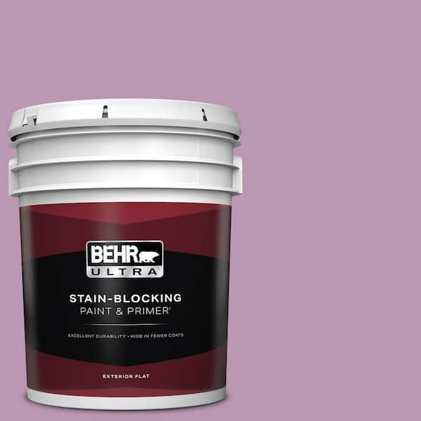 BEHR ULTRA 5 gal. #M110-4 Cherished Flat Exterior Paint & Primer