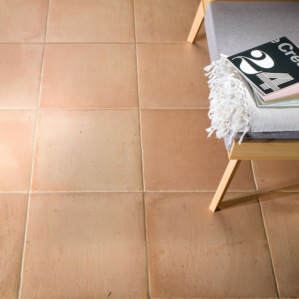 Sienna Terracotta Sand 8.85 in. x 0.43 in. Matte Porcelain Floor and Wall Tile Sample
