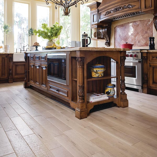 Miramar French Oak 3/4 in. T x 5 in. W Distressed Solid Hardwood Flooring (904.2 sq. ft./pallet)