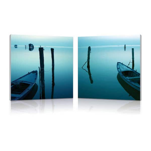 Baxton Studio Idle Shore Unframed Photography Wall Art 19.68 in. x 19.68 in