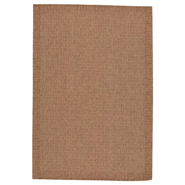 Jaipur Living Maeva Light Brown 4 ft. x 6 ft. Coastal Indoor/Outdoor Area Rug