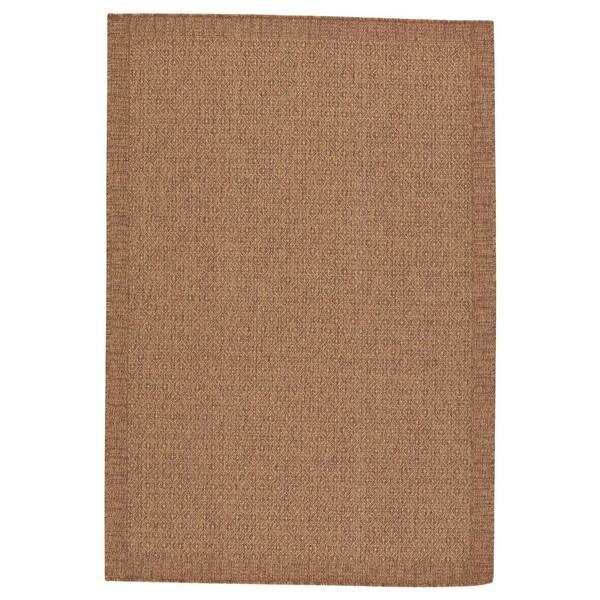 Jaipur Living Maeva Light Brown 9 ft. x 12 ft. Coastal Indoor/Outdoor Area Rug