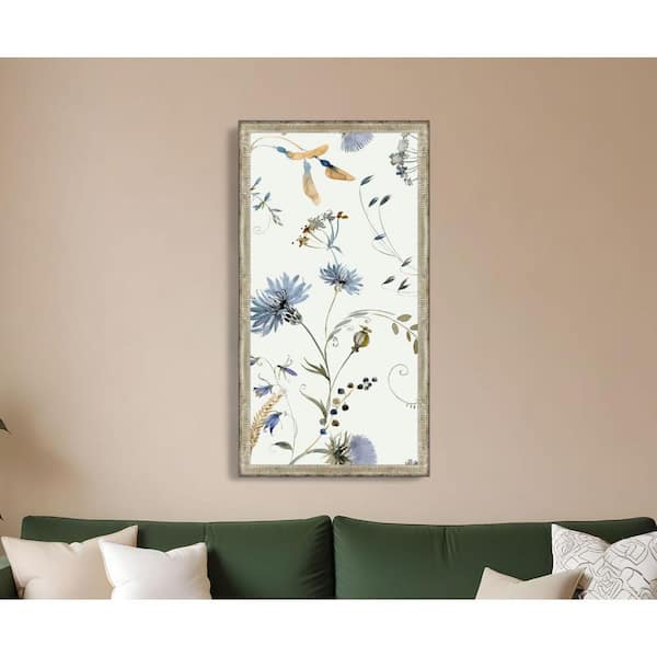 1 Piece Framed Graphic Print Plants and Flowers 51.00 in. x 27.00 in.