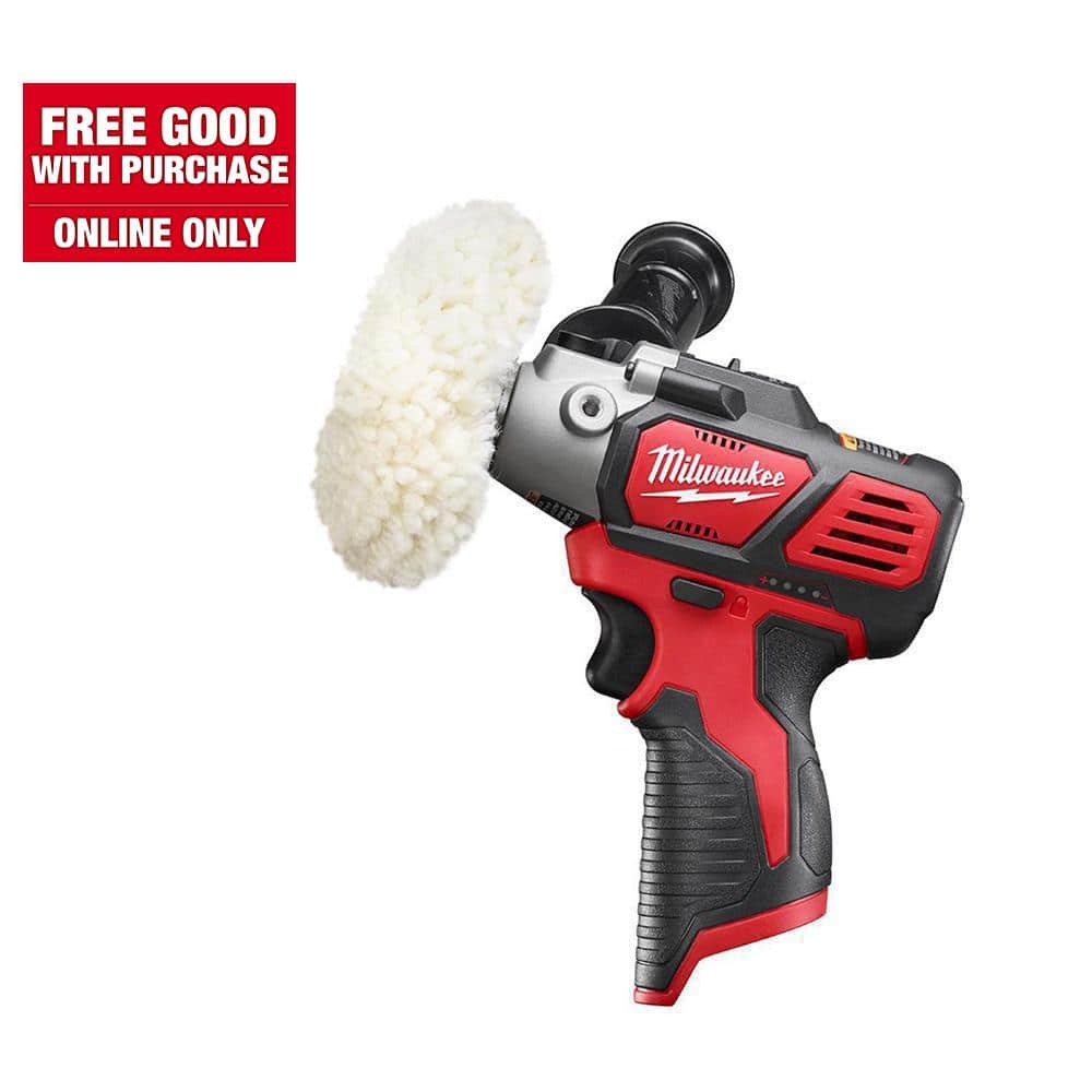 Milwaukee M12 12V Lithium-Ion Cordless Variable Speed Polisher/Sander (Tool-Only) 2438-20 Sansujyuku sansujyuku.com