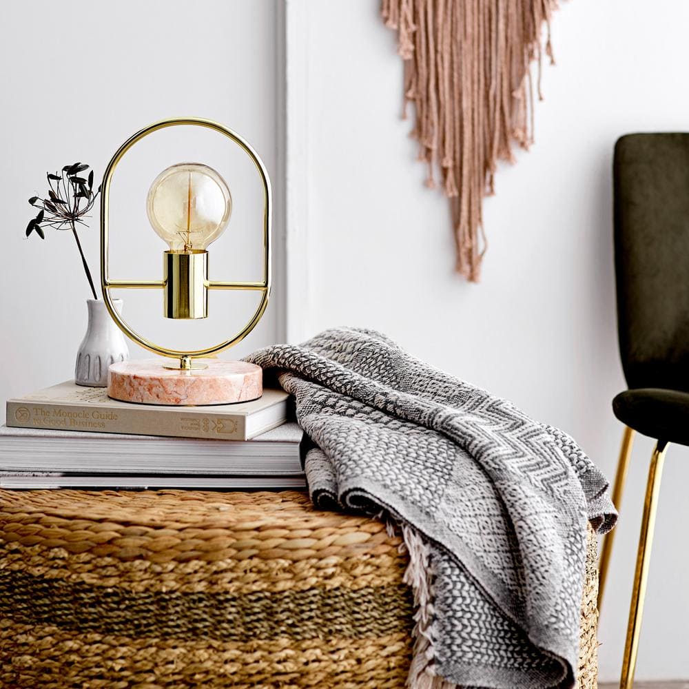 Cozy Cotton Blend Knit Throw with Fringe - Grey