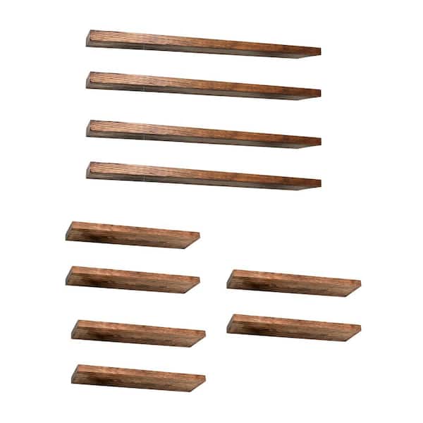 Unbranded Connie 36 in. Shelves (2 Pack) with Connie 24 in. Shelves (6 Pack)