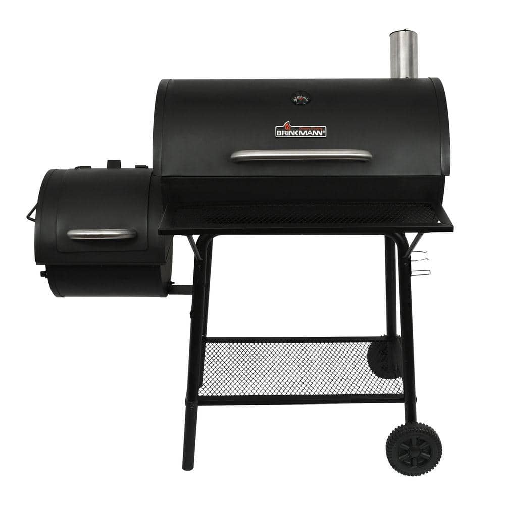 Brinkmann Charcoal Grill And Off Set Smoker 810 3015 S The Home Depot