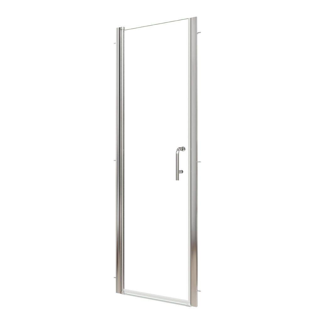 34-36 in. W x 72 in. H Victoria Frameless Pivot Swing Shower Door in Chrome, Clear Glass price history on PriceWatchPro