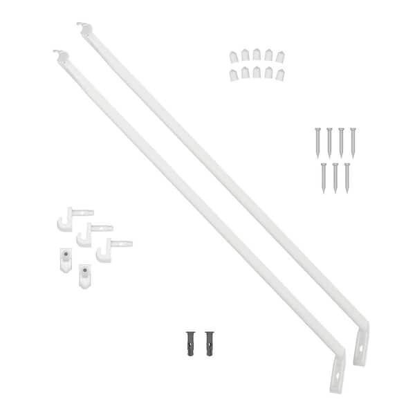 ClosetMaid Fixed Mount All in One Hardware Kit for 16 in. D x 48