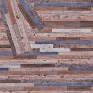 36 Pieces Aged Wood 12MIL x 6 in. x 36 in. Water Resistant Peel and Stick Vinyl Plank Flooring (54 sq. ft./box)