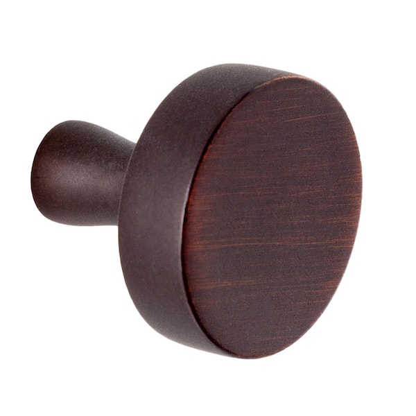 The Perfect Knob 1-1/8 in. (29 mm) Classic Oil Rubbed Bronze Round Cabinet Knob