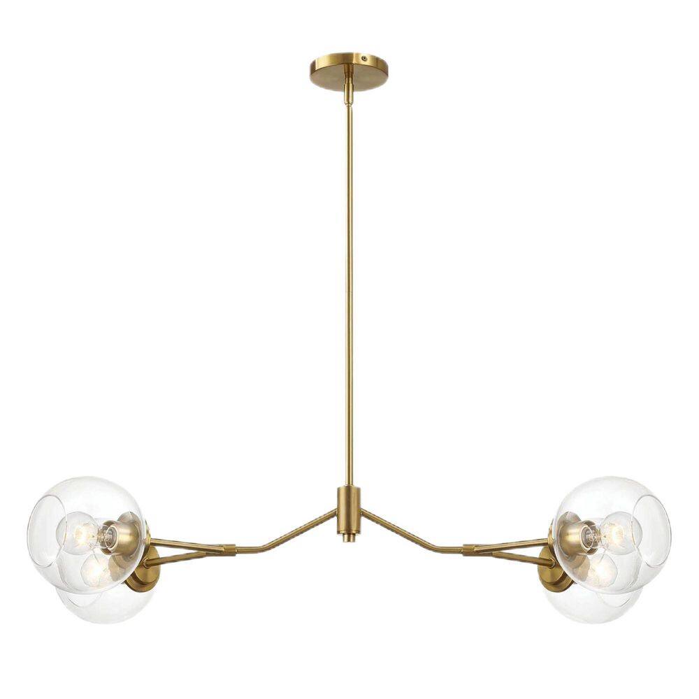 4 Light Gold Branch, Candle, Tubed Shape Chandelier for Living Room, Bedroom, Dining Room with No Bulb(s) Included price history on PriceWatchPro