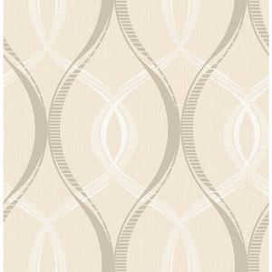 Echo Cream Lattice Wallpaper Washable Wallpaper Sample