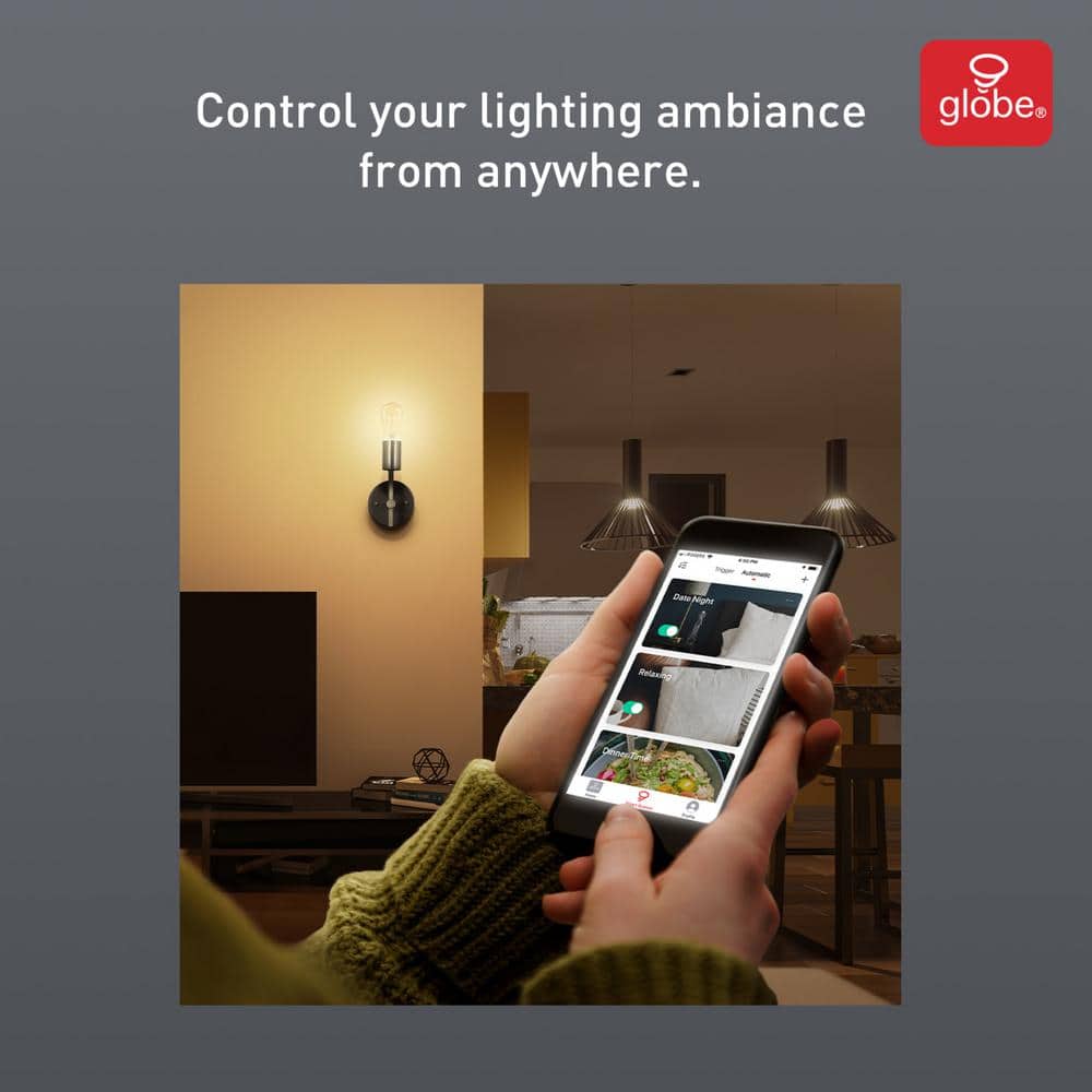 Smart 60W Amber Glass Tunable White Edison LED Bulb