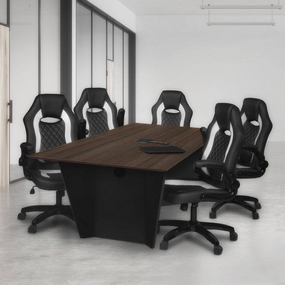 Regency Array 72 in. Neo Walnut Conference Table with Power Data ...