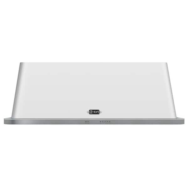 i ILVE Majestic Collection II 60 in. 600 CFM Ducted Residential Round Duct Wall Mount Range Hood with Light in White