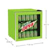 Mountain Dew 17.5 in. 1.8 cu. ft. 50-Can Glass Door, Green Compact