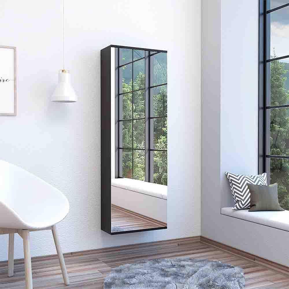 Blisstyle 18.5 in. W x 54.3 in. H Rectangle Framless Mirror Wall