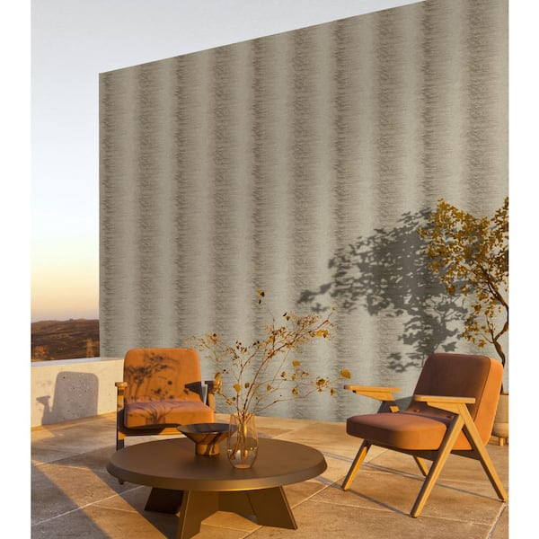 Walls Republic Taupe Dual Toned Grain Like Print Non Woven Non-Pasted Textured Wallpaper 57 Sq. Ft.