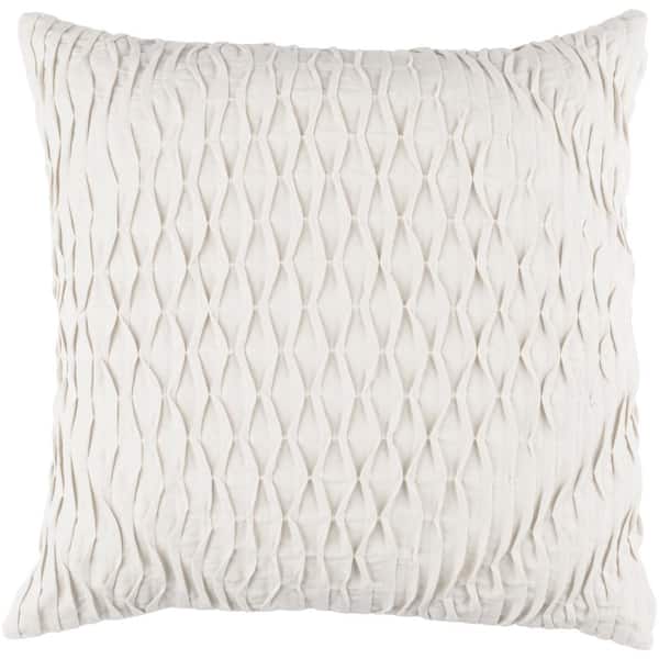 Artistic Weavers Arbutus Ivory Geometric Polyester 18 in. x 18 in. Throw Pillow