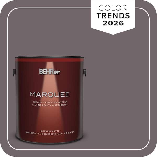 BEHR MARQUEE 1 gal. #N570-5 Curtain Call Matte Interior Paint & Primer