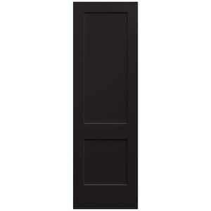 32 in. x 96 in. Monroe Black Painted Smooth Solid Core Molded Composite MDF Interior Door Slab