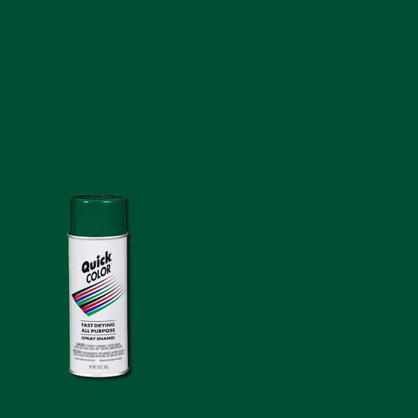 Quick Color 10 oz. Gloss Green General Purpose Spray Paint
