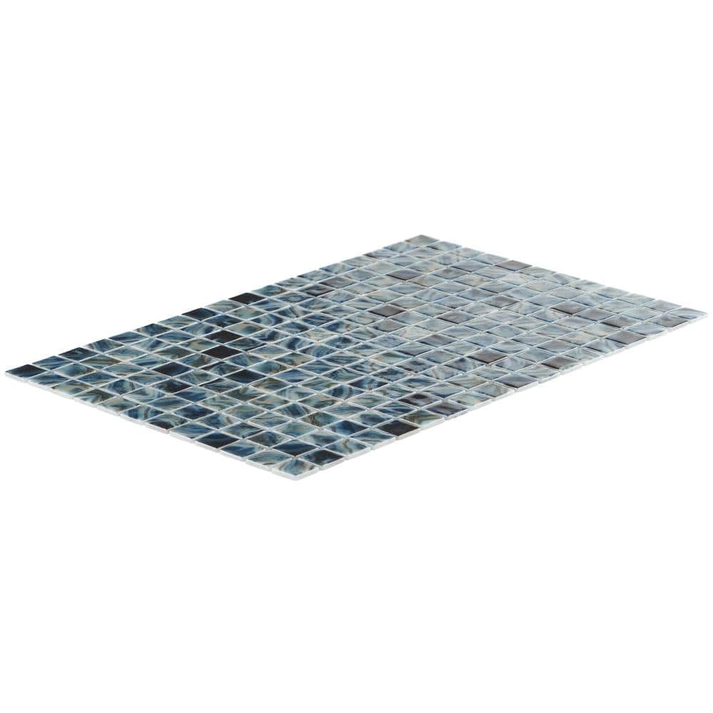 Rapids 1" x 1" Glass Grid Mosaic Wall & Floor Tile