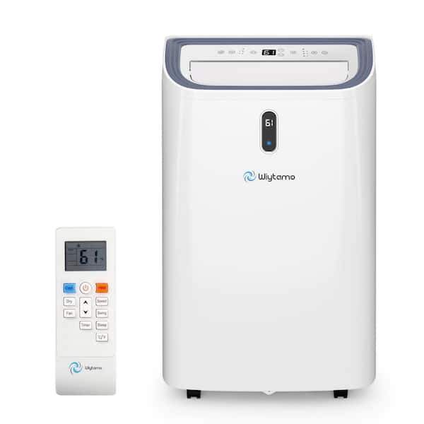Wiytamo 9,500 BTU (DOE SACC) Portable Air Conditioner in White Cools 700 sq. ft. with Heater and Dehumidifier, Remote