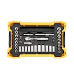 DEWALT 3/8 in. Drive Socket Set with Toughsystem Tray (37 
