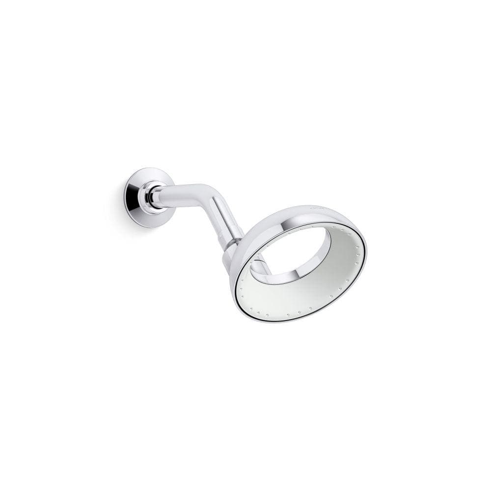 Kohler Statement Ves 1 Spray Patterns With 15 Gpm 6 In Wall Mount Fixed Shower Head In 2113