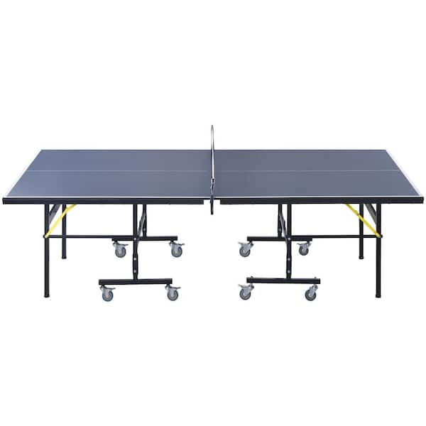 LANCASTER · GAMING COMPANY Official Size Indoor Folding Table Tennis Ping  Pong Game Table (4-Piece) TT415Y19017 - The Home Depot