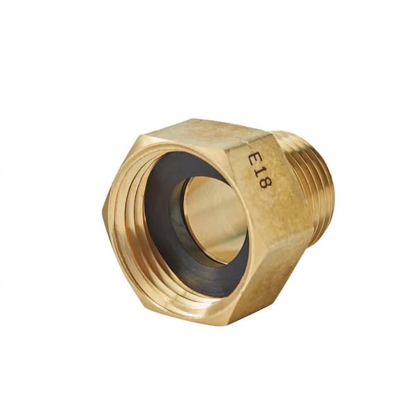 Everbilt 3/4 in. FHT x 1/2 in. MIP Brass Adapter Fitting 801779