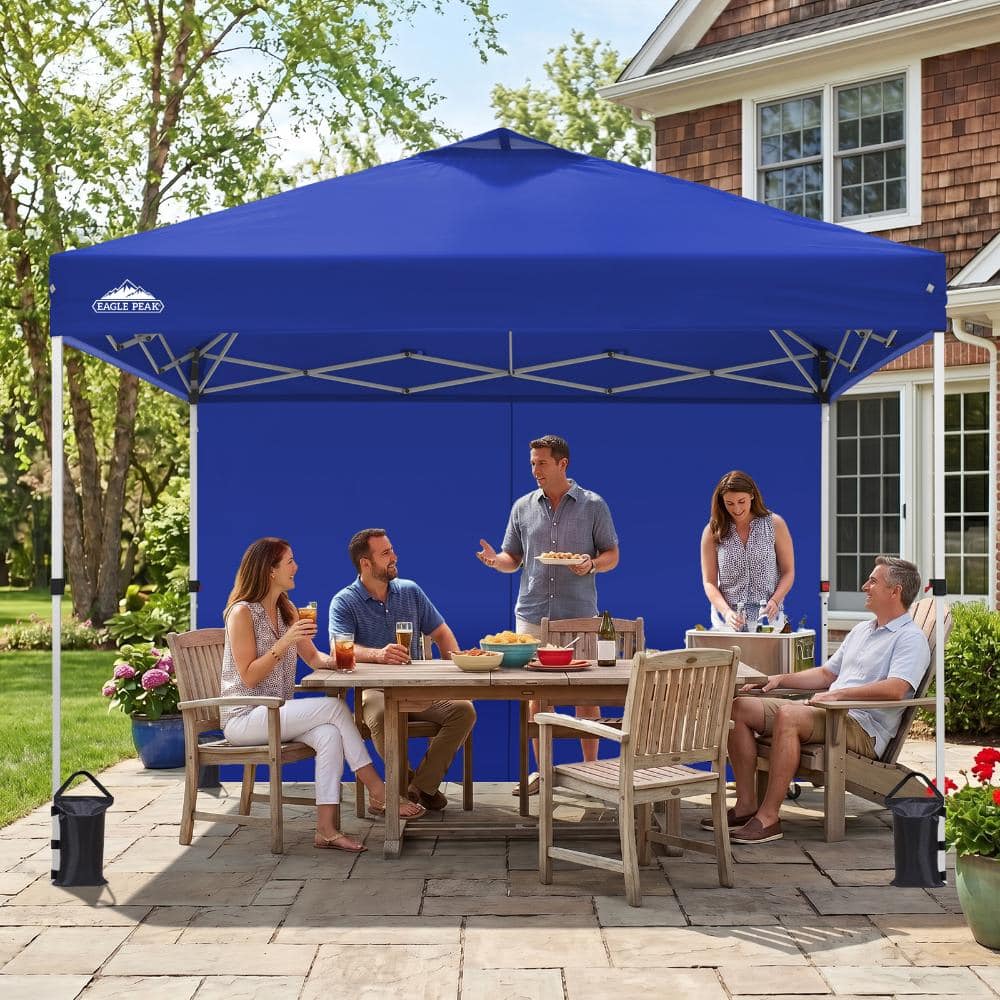 EAGLE PEAK 10 ft. x 10 ft. Outdoor Pop-up Canopy Instant Canopy