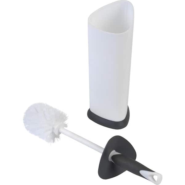Clorox Toilet Brush and Holder Covered Toilet Brush and Caddy (2-Pack)