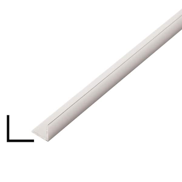 AT 007 1/2 in. D x 1/2 in. W x 96 in. L Metal Mira Lustre Angle Drip Cap Moulding Pack (6-Pack)